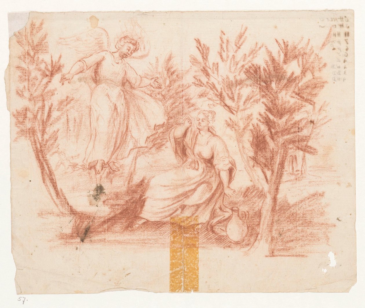 Engel erscheint Hagar von Jan Brandes