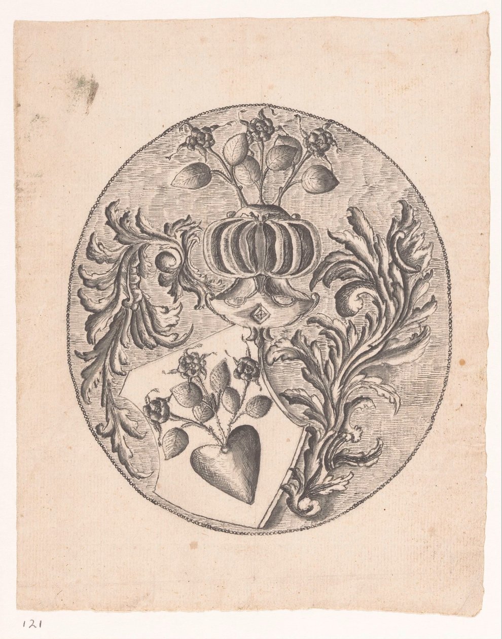 Familienwappen mit Rose von Jan Brandes