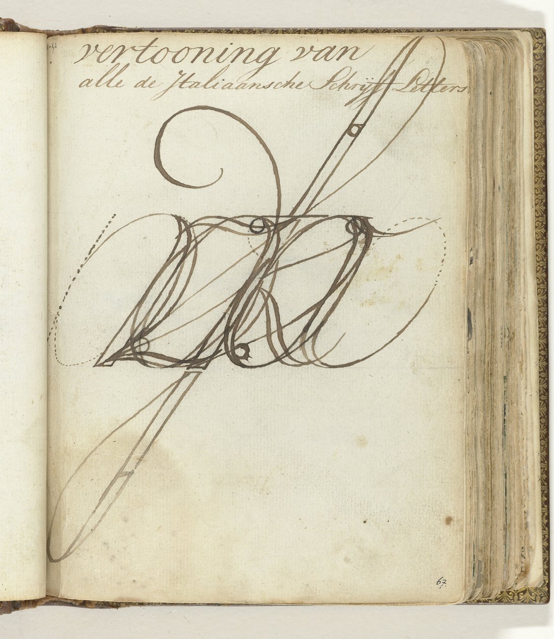 Italienische Schreibschrift von Jan Brandes