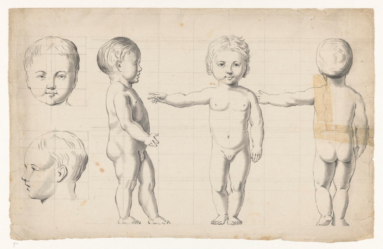 Aktstudien eines Jungen von Jan Brandes