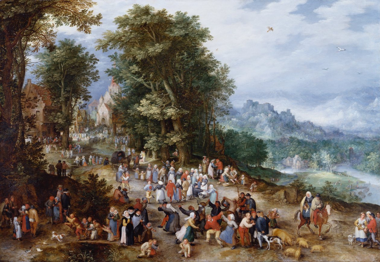 Flämische Kirmes von Jan Brueghel the Elder
