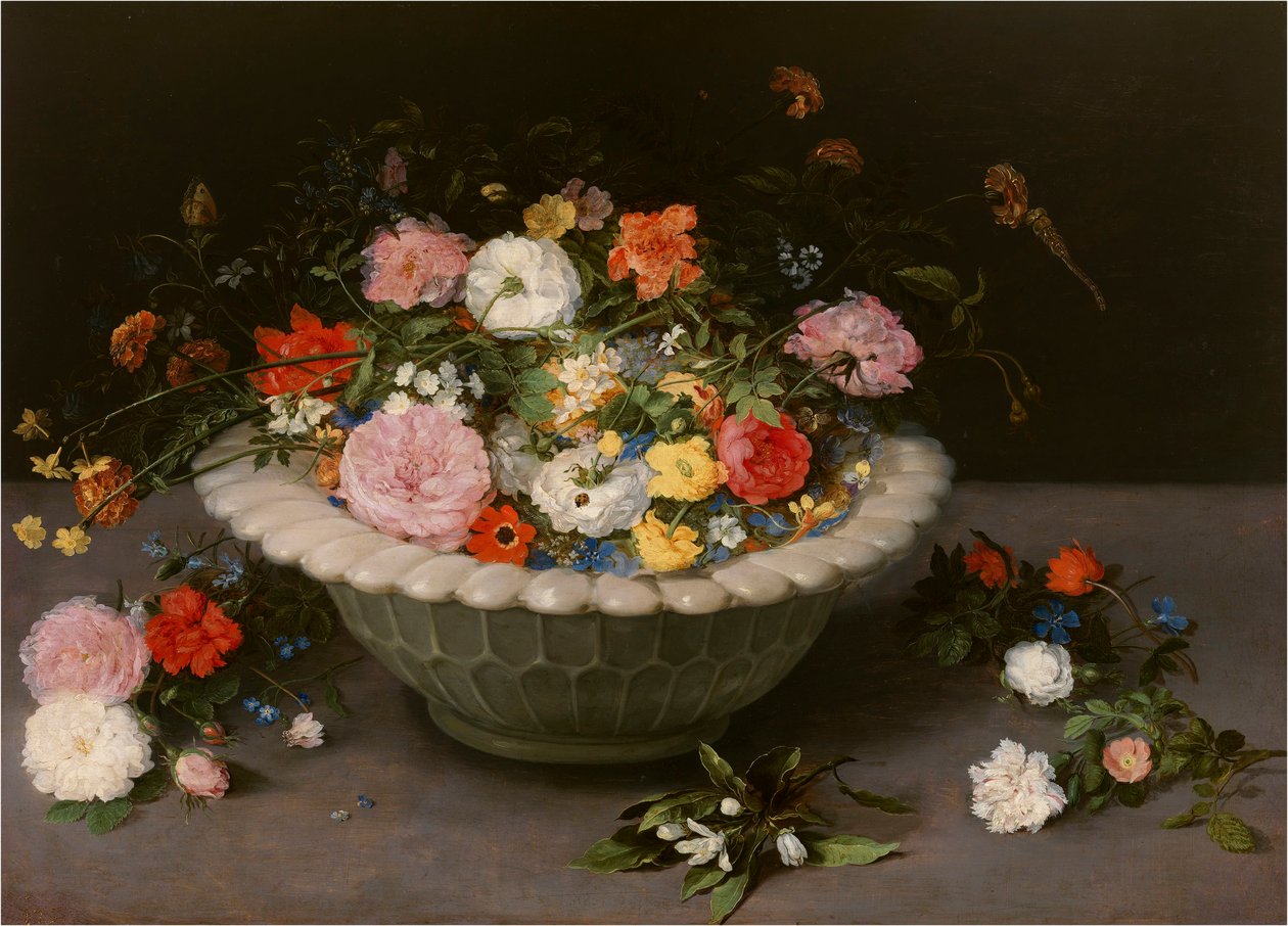 Blumenvase, 1615 von Jan Brueghel the Elder