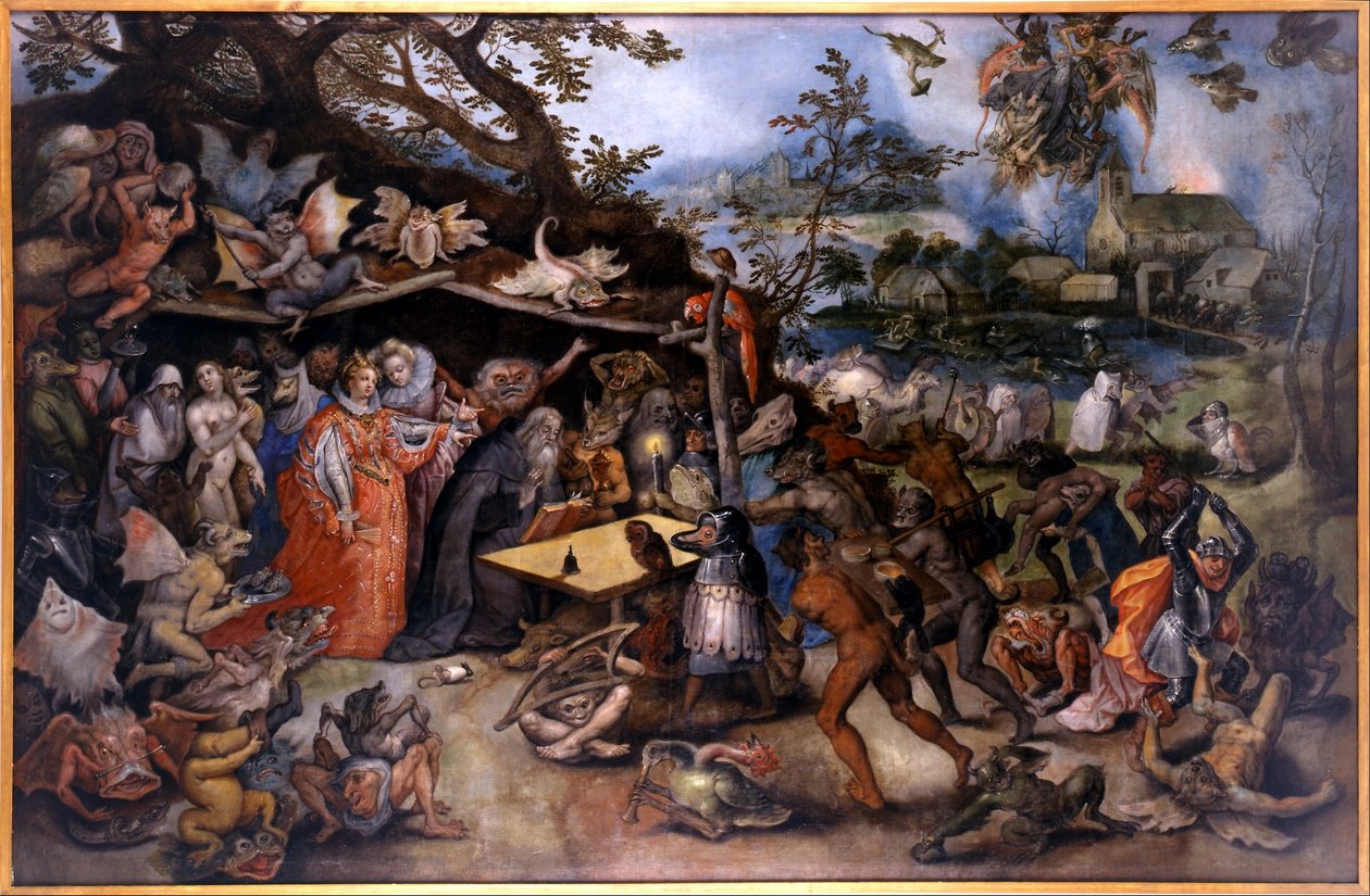 Versuchungen des heiligen Antonius von Jan Brueghel the Elder