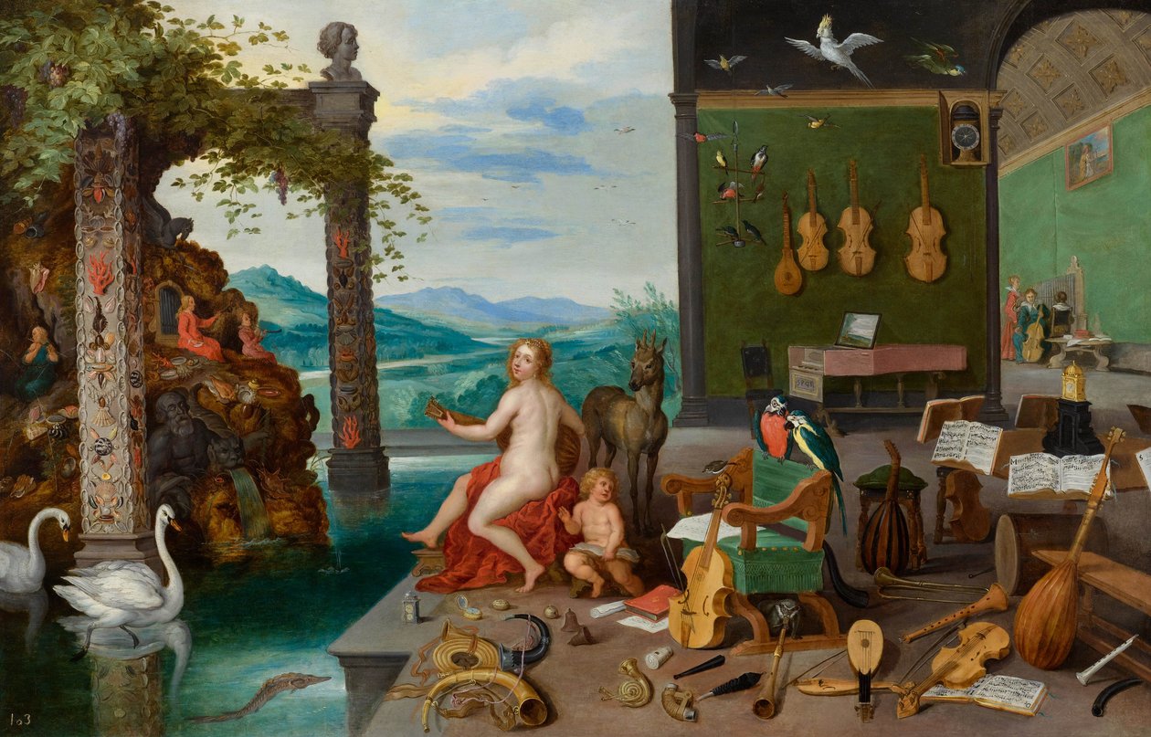 Allegorie des Hörens von Jan Brueghel the Younger