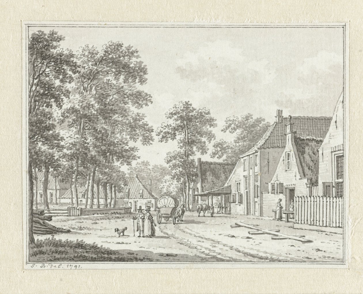 Ansicht in Gapinge von Jan Bulthuis