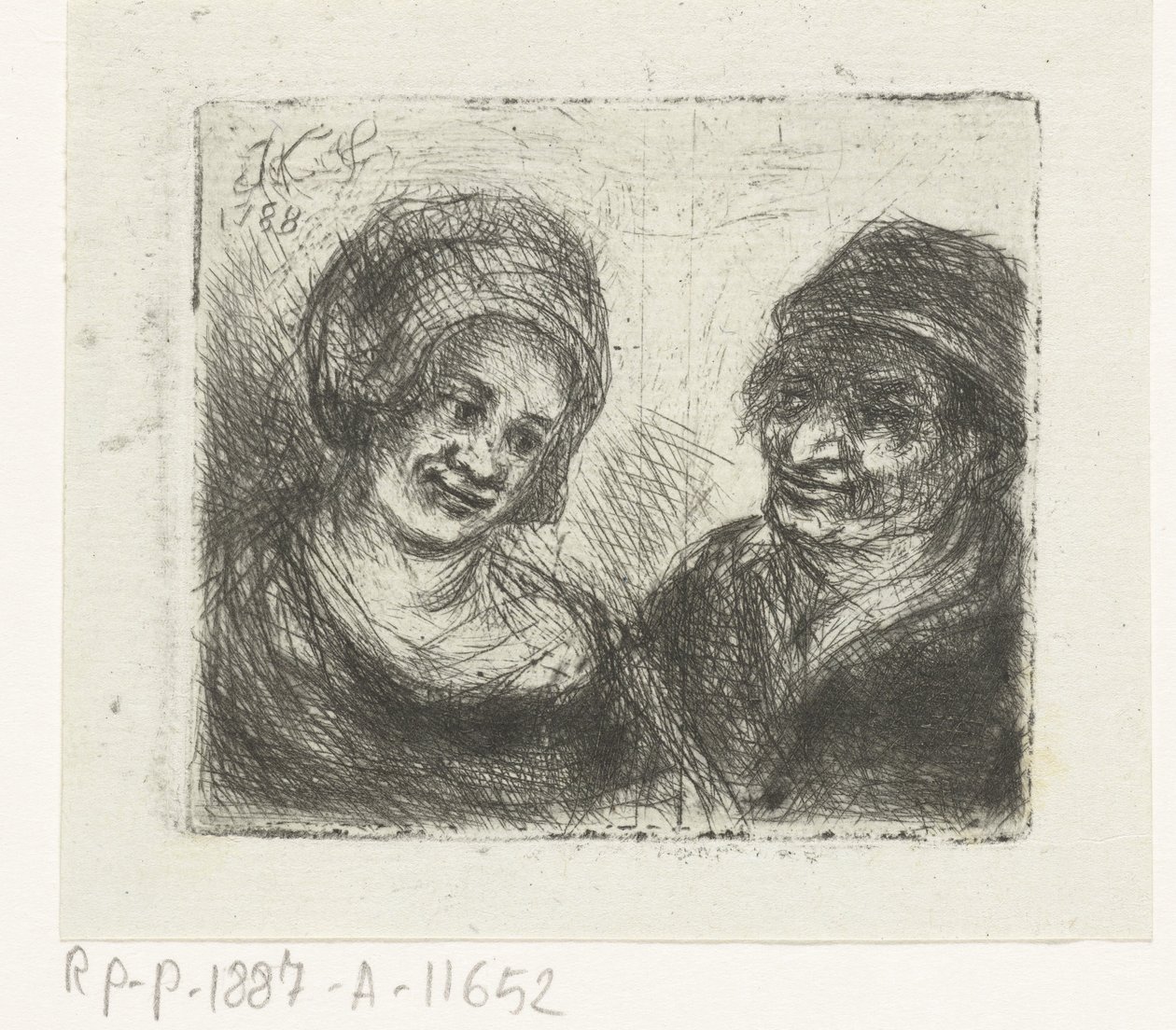 Bauer und Bäuerin von Jan Chalon