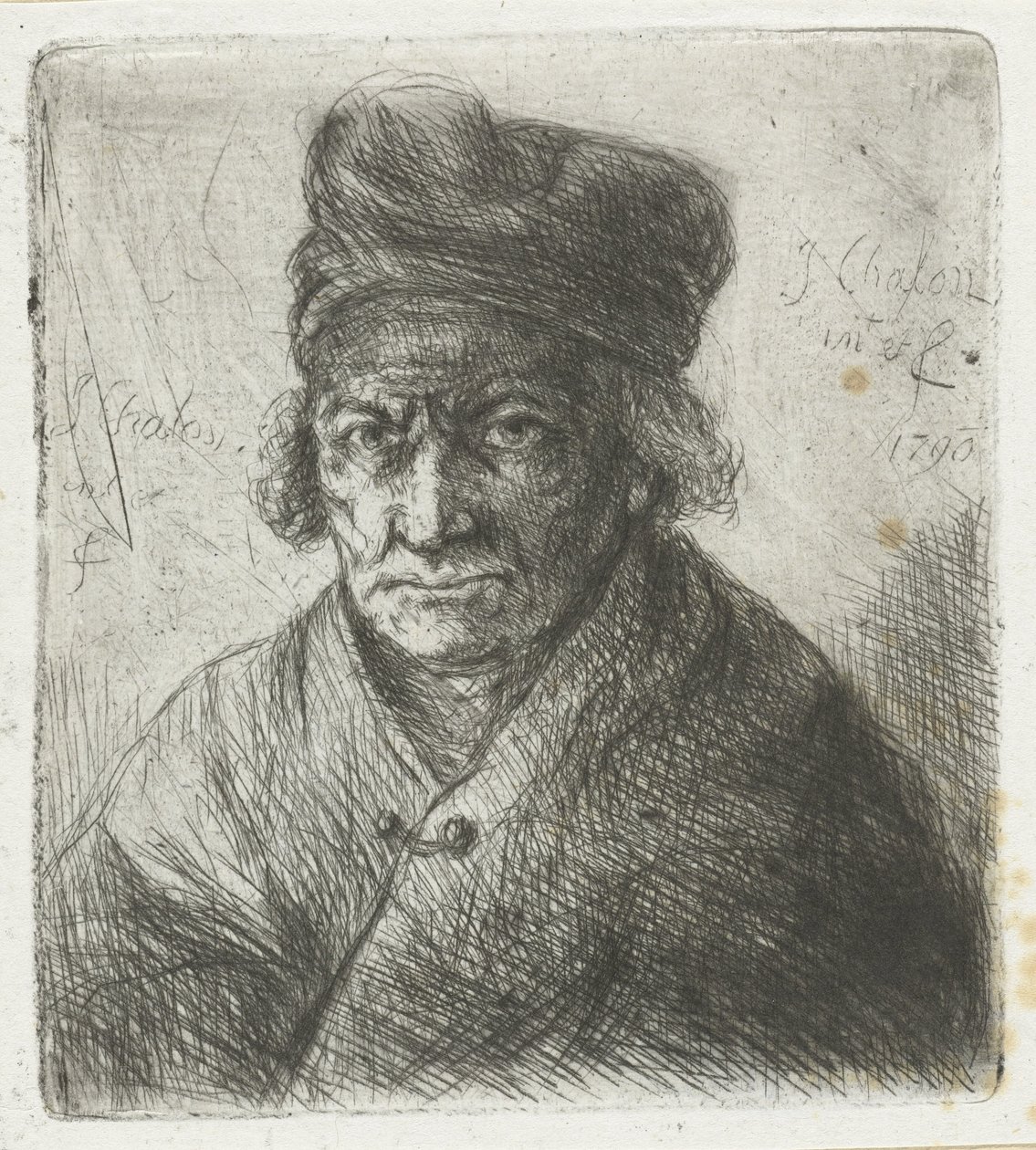 Mann mit Mütze von Jan Chalon