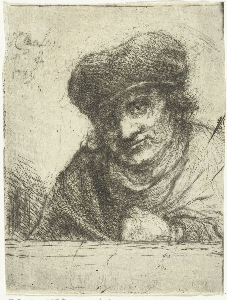 Mann mit Mütze von Jan Chalon