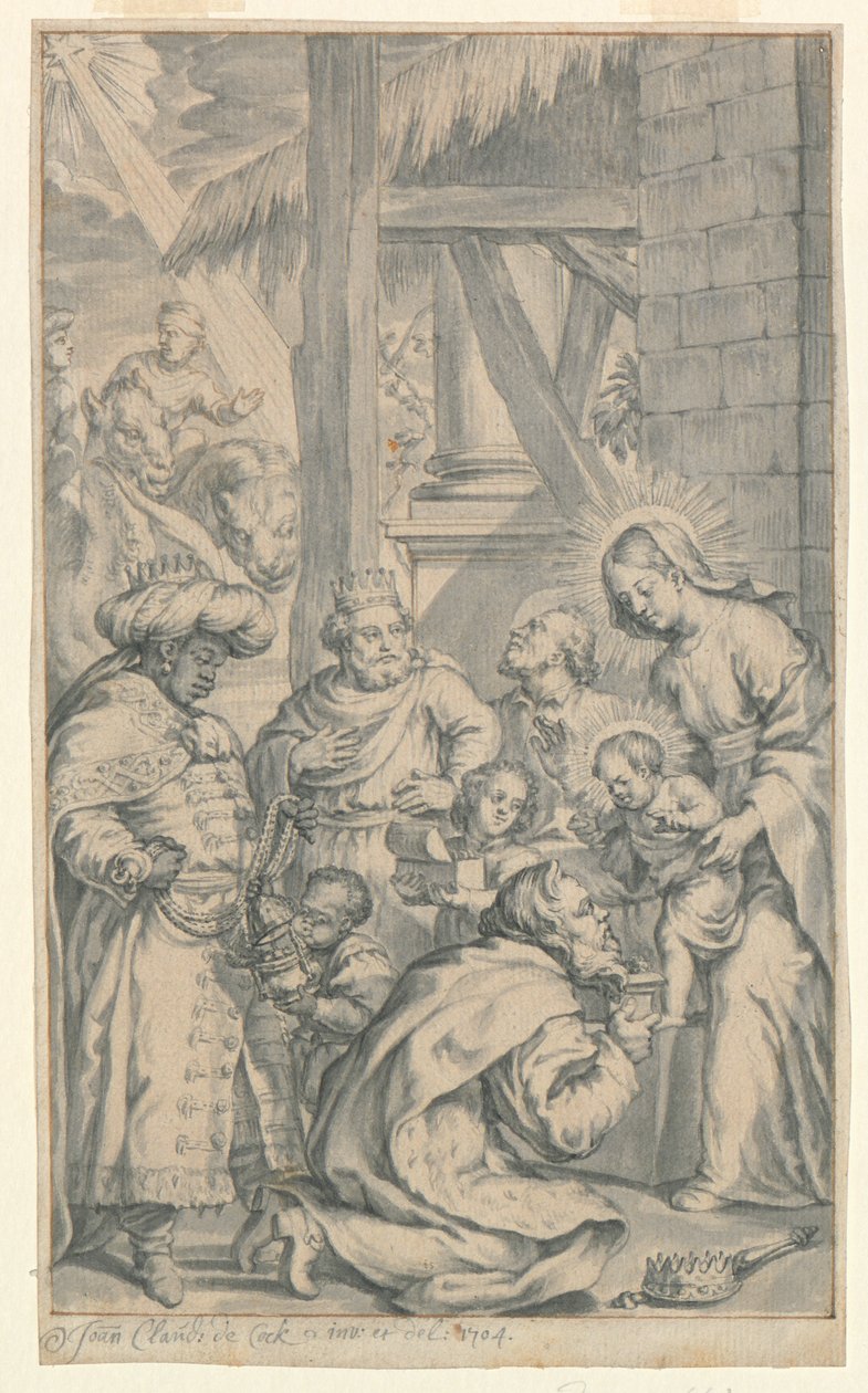 Anbetung der Könige von Jan Claudius de Cock