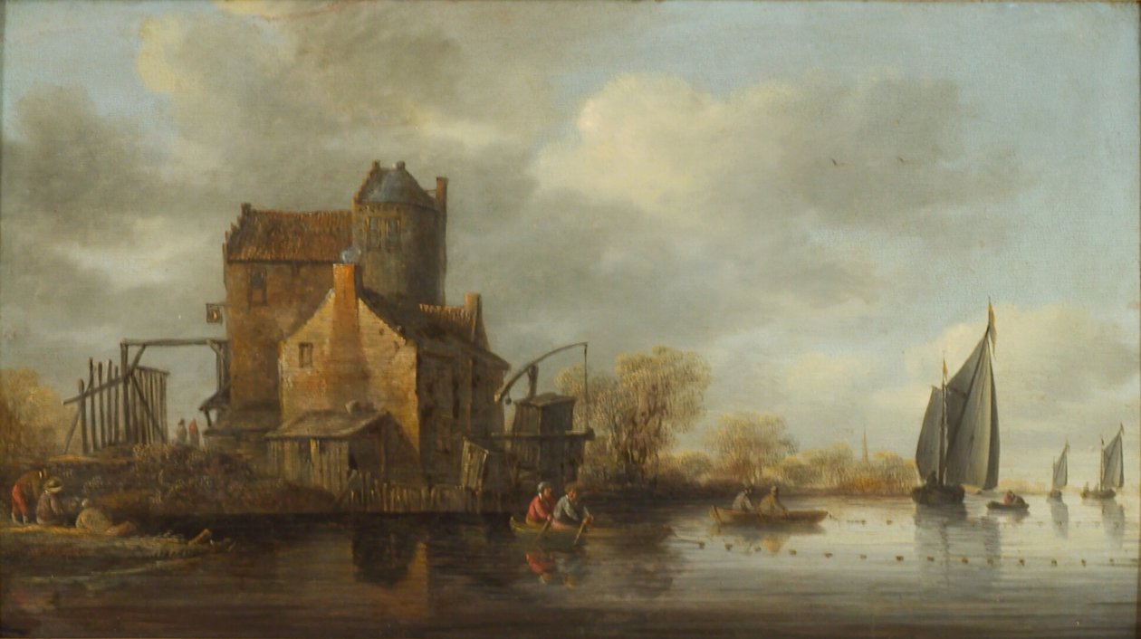 Niederländische Flussansicht von Jan Coelenbier