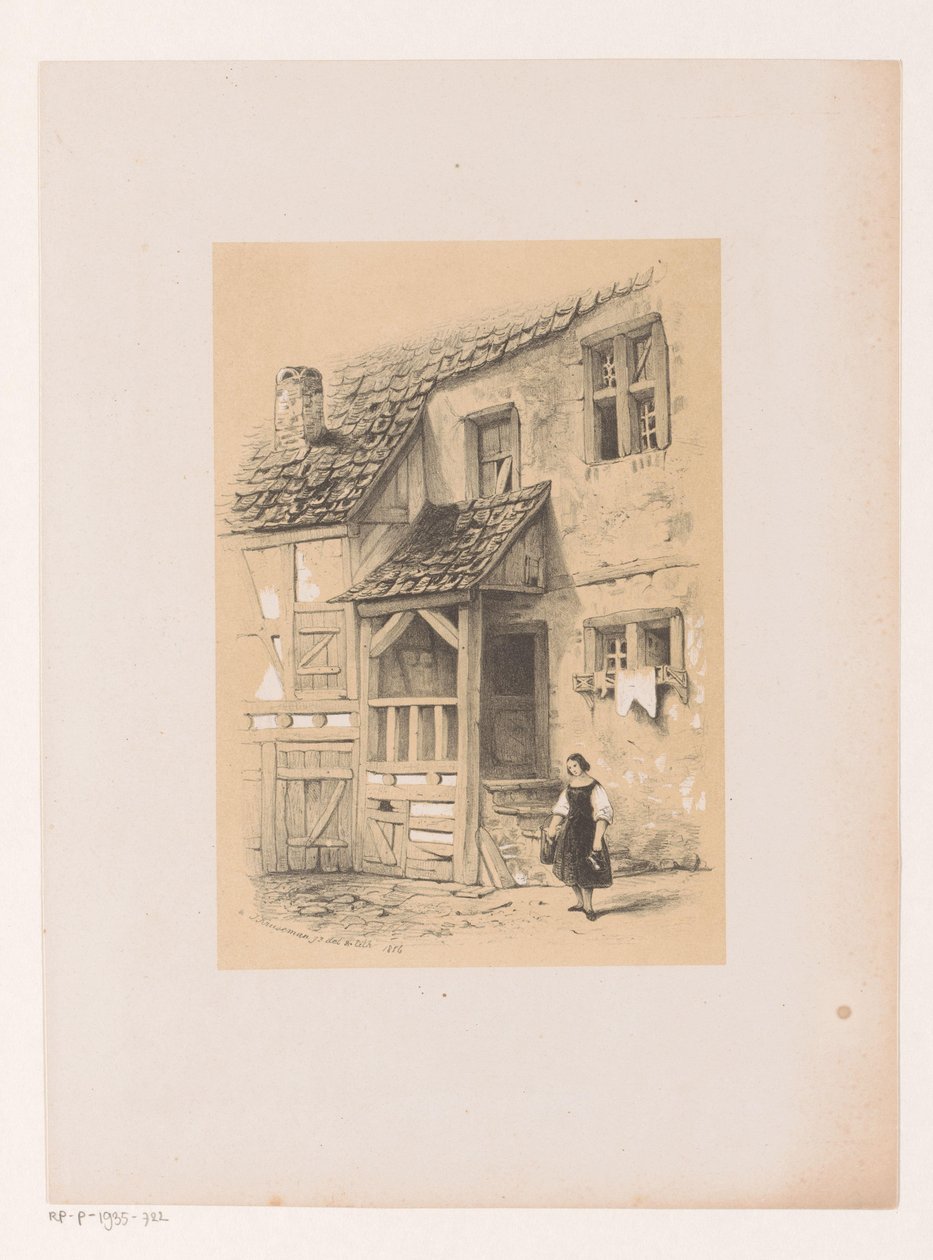 Fassade eines Wohnhauses von Jan Diederikus Kruseman