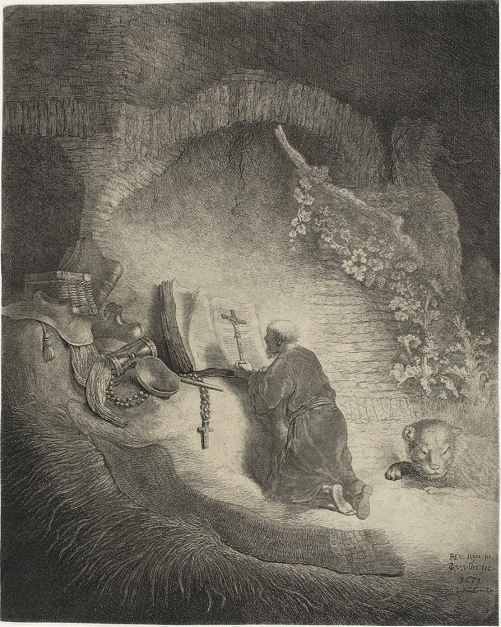 Heiliger Hieronymus von Jan Georg van Vliet