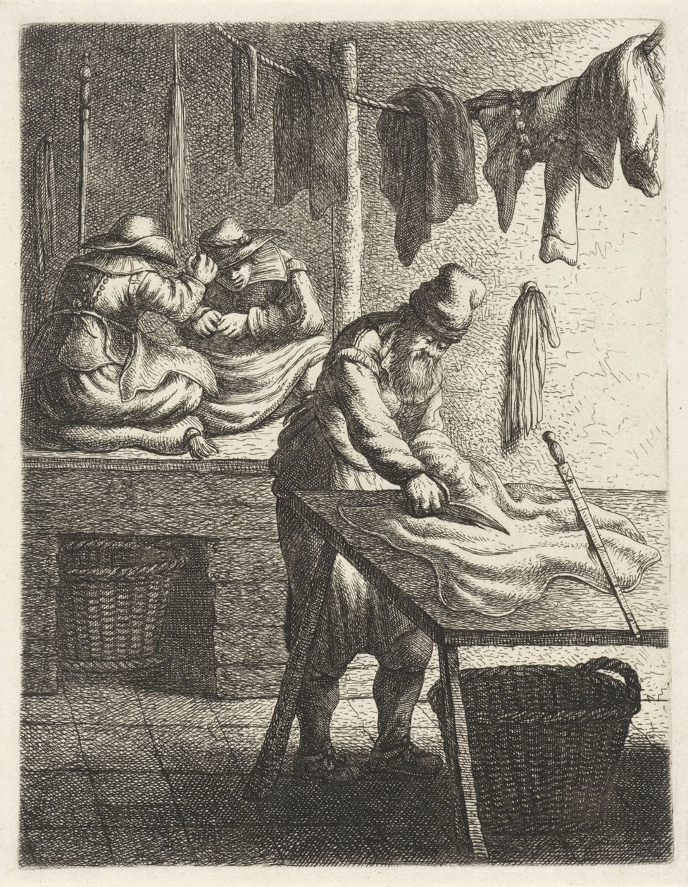 Schneider (Berufe) von Jan Gillisz. van Vliet