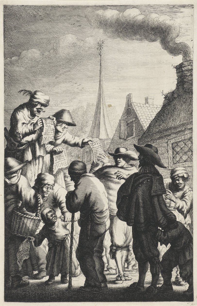 Liedtextverkäufer von Jan Gillisz. van Vliet