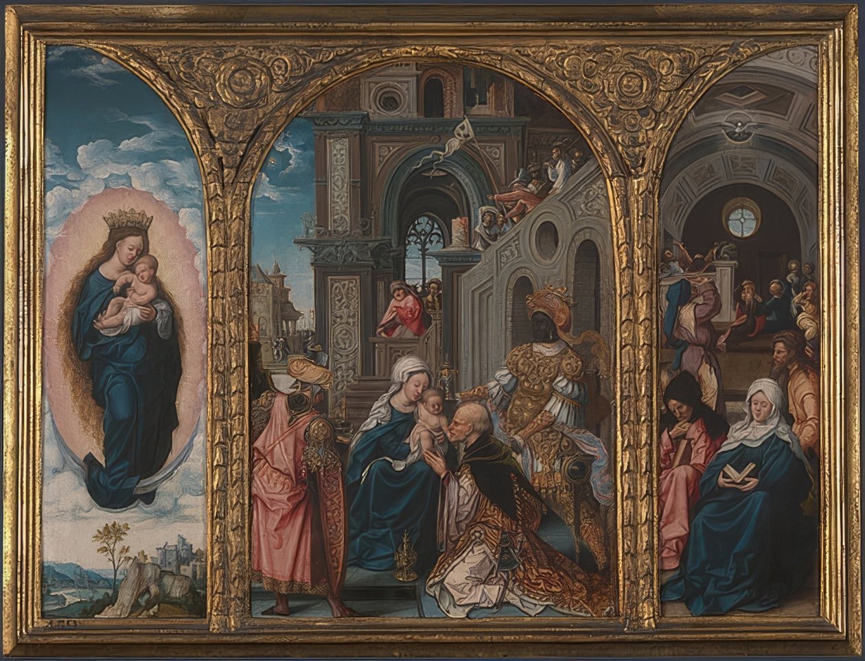 Anbetung der Könige von Jan Gossaert