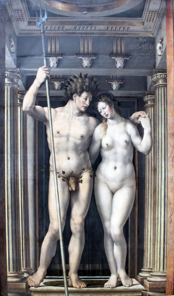 Neptun und Amphitrite von Jan Gossaert