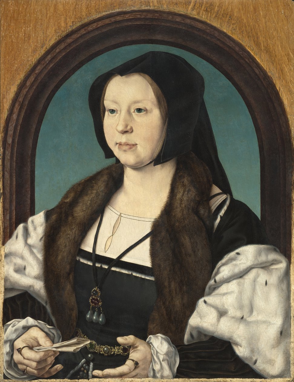 Porträt von Anna de Berghes, ca. 1526-30 von Jan Gossaert