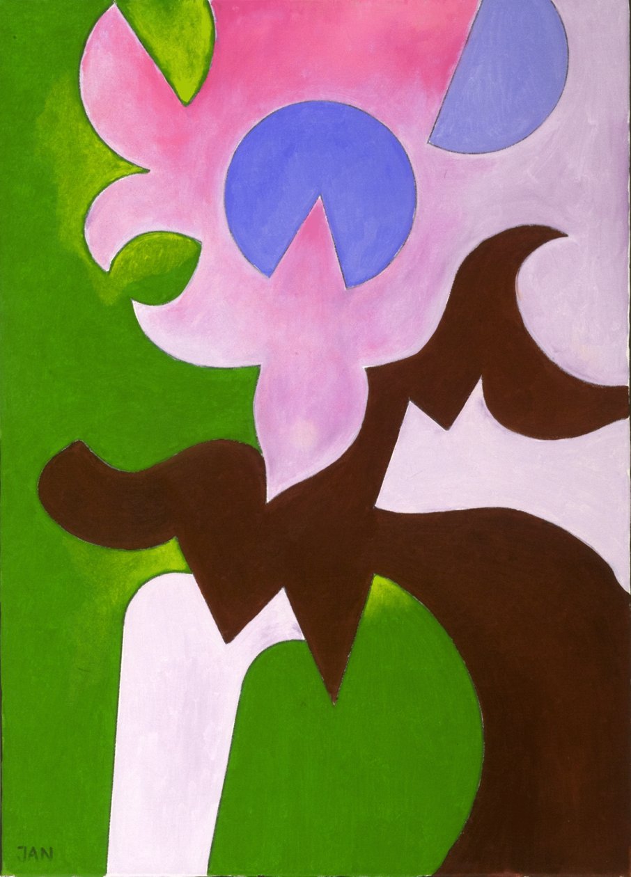 Grün-Braun-Rose, 2009 von Jan Groneberg