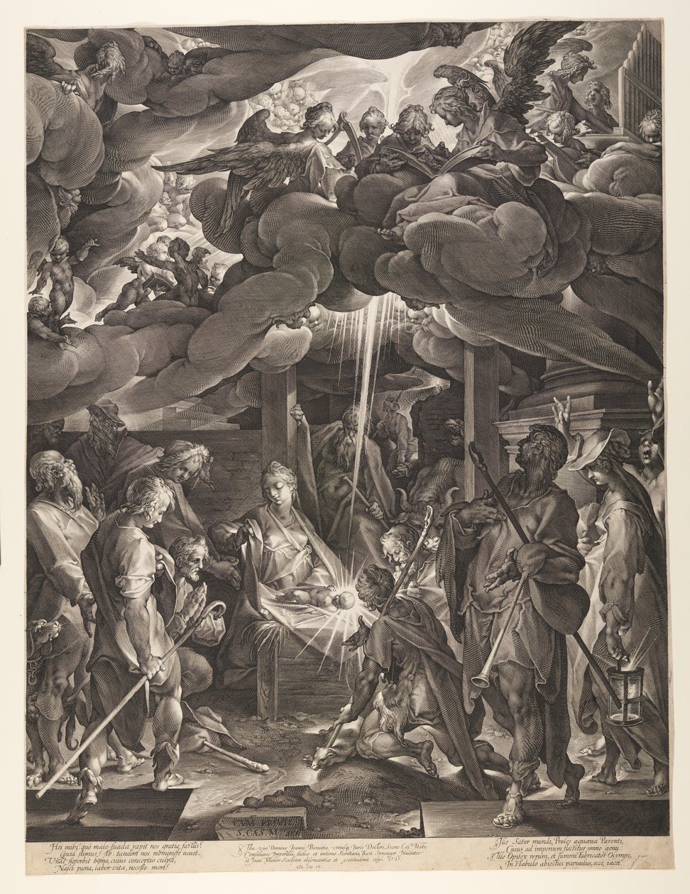 Anbetung der Hirten von Jan Harmensz. Muller
