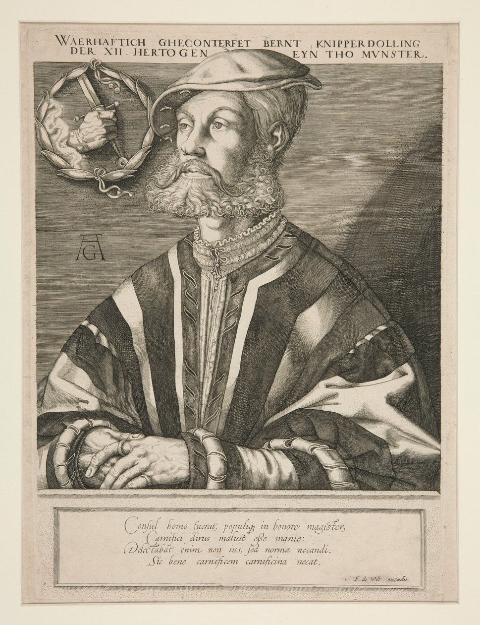 Bernhard Knipperdolling von Jan Harmensz. Muller