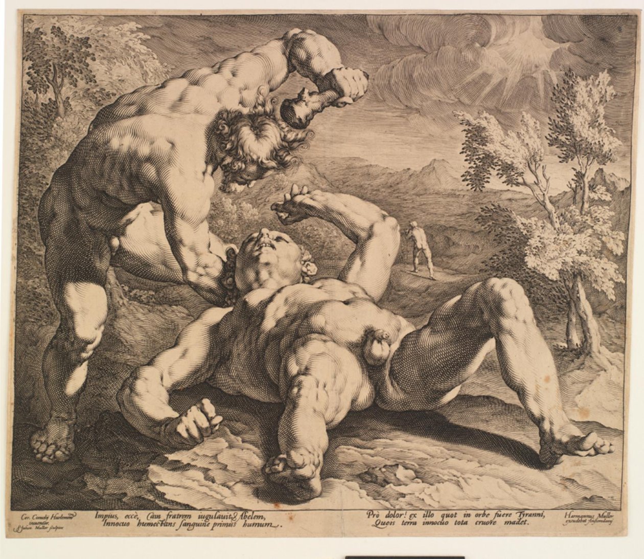 Kain tötet Abel von Jan Harmensz. Muller