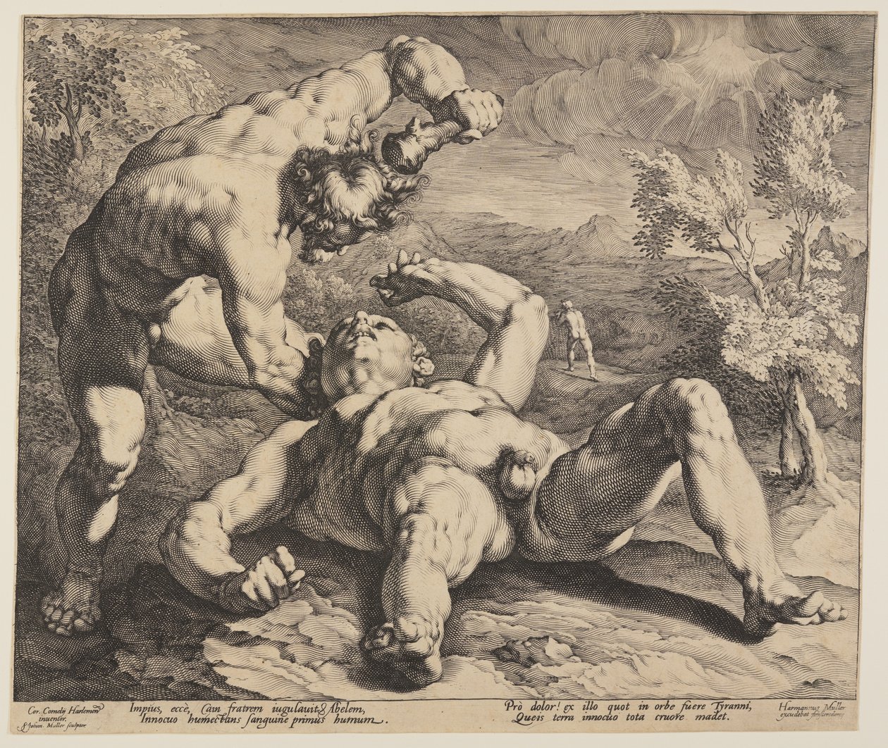 Kain erschlägt Abel von Jan Harmensz. Muller