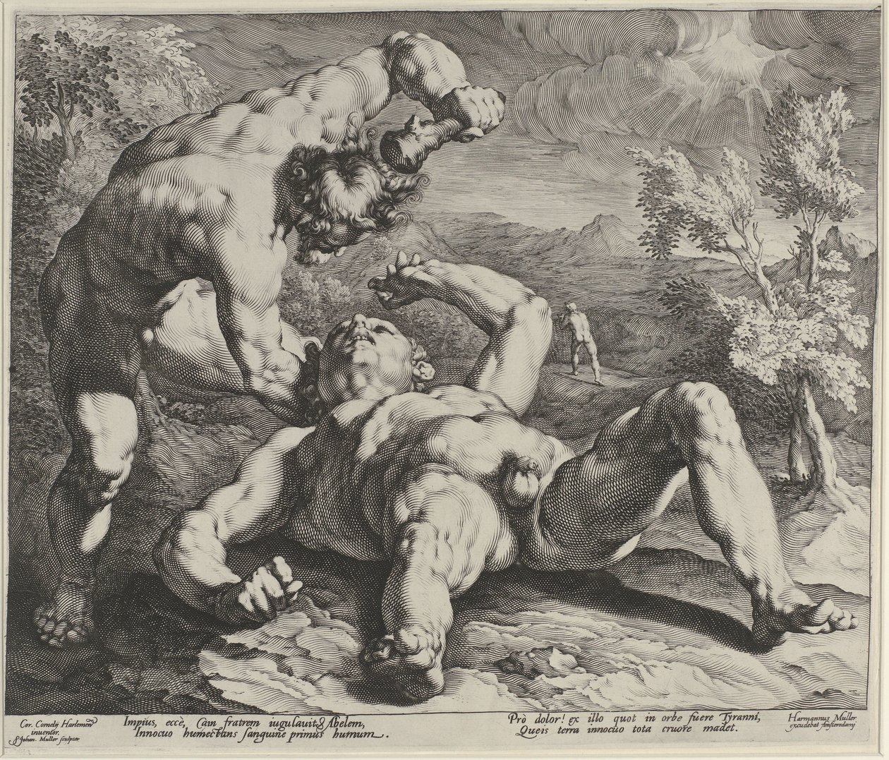 Kain tötet Abel von Jan Harmensz. Muller