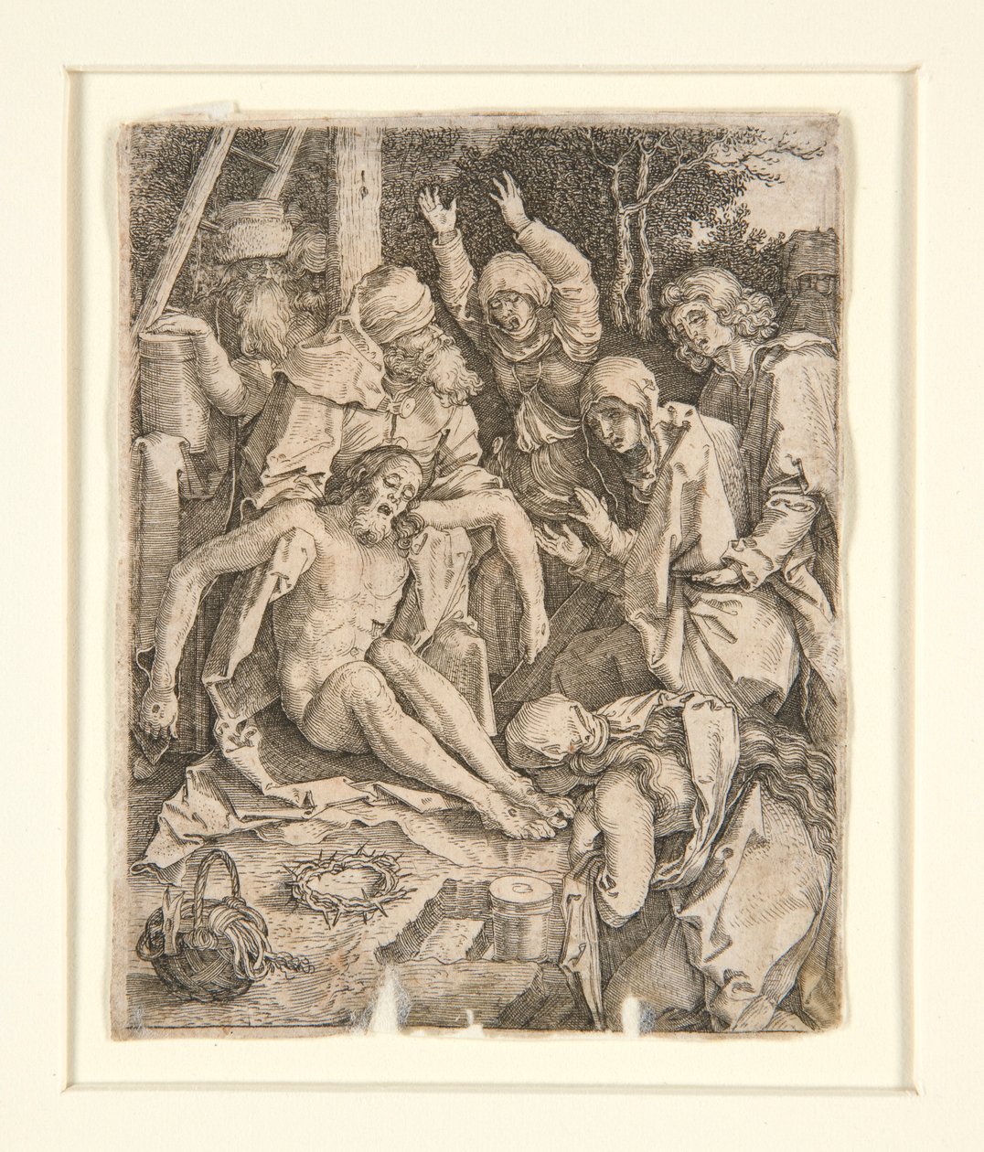 Klage, aus Die Passion von Jan Harmensz. Muller