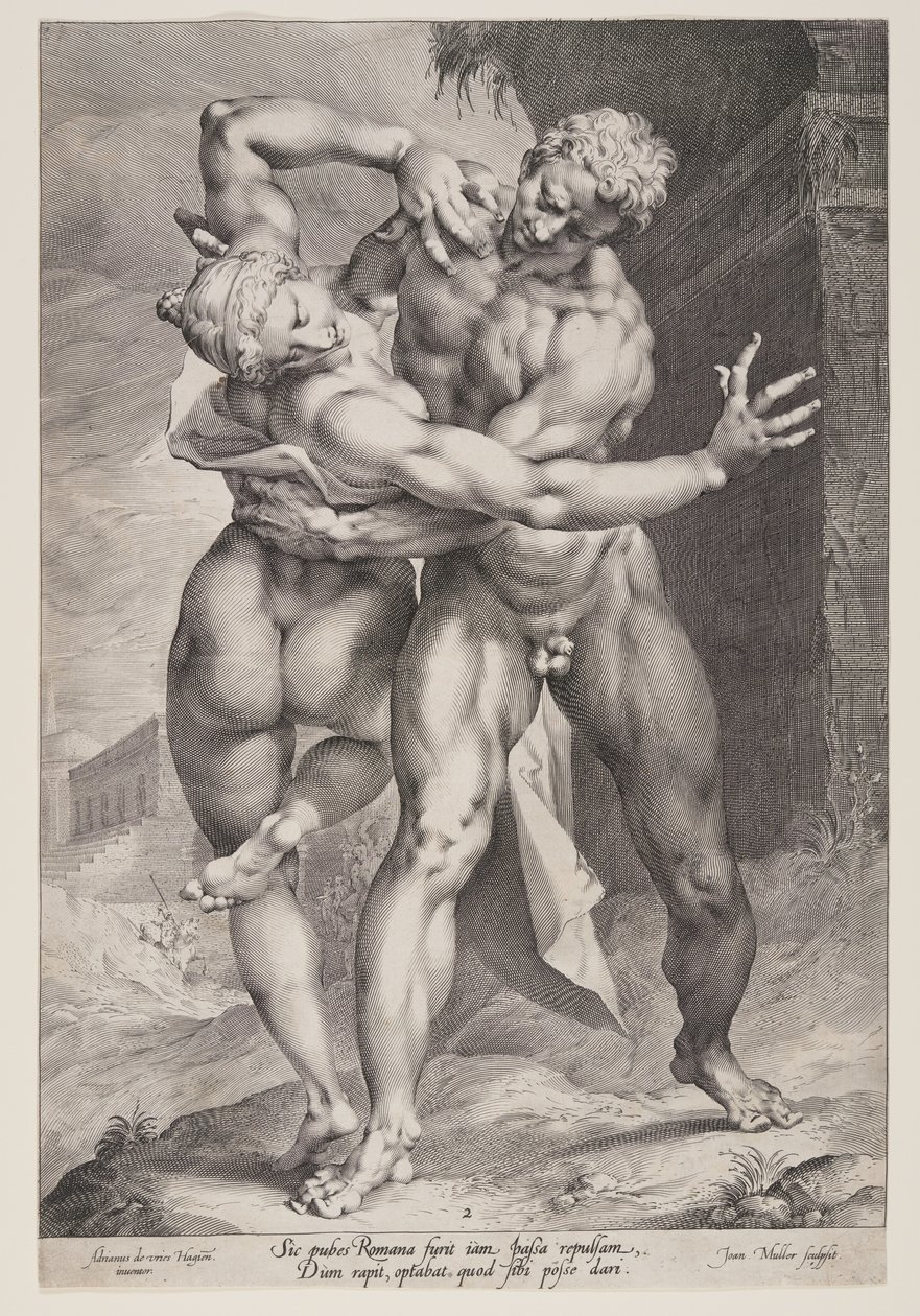 Die Entführung einer Sabinerin von Jan Harmensz. Muller