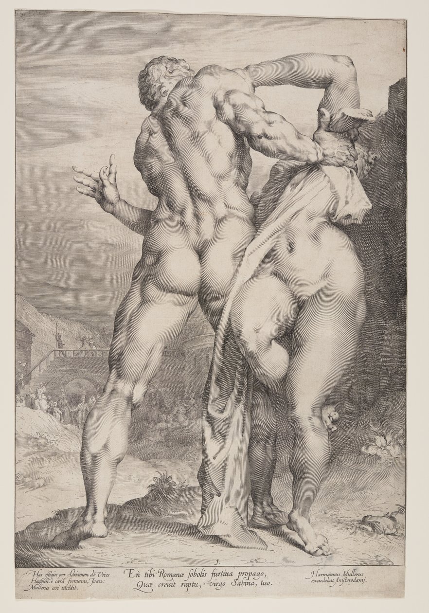 Die Entführung einer Sabinerin von Jan Harmensz. Muller