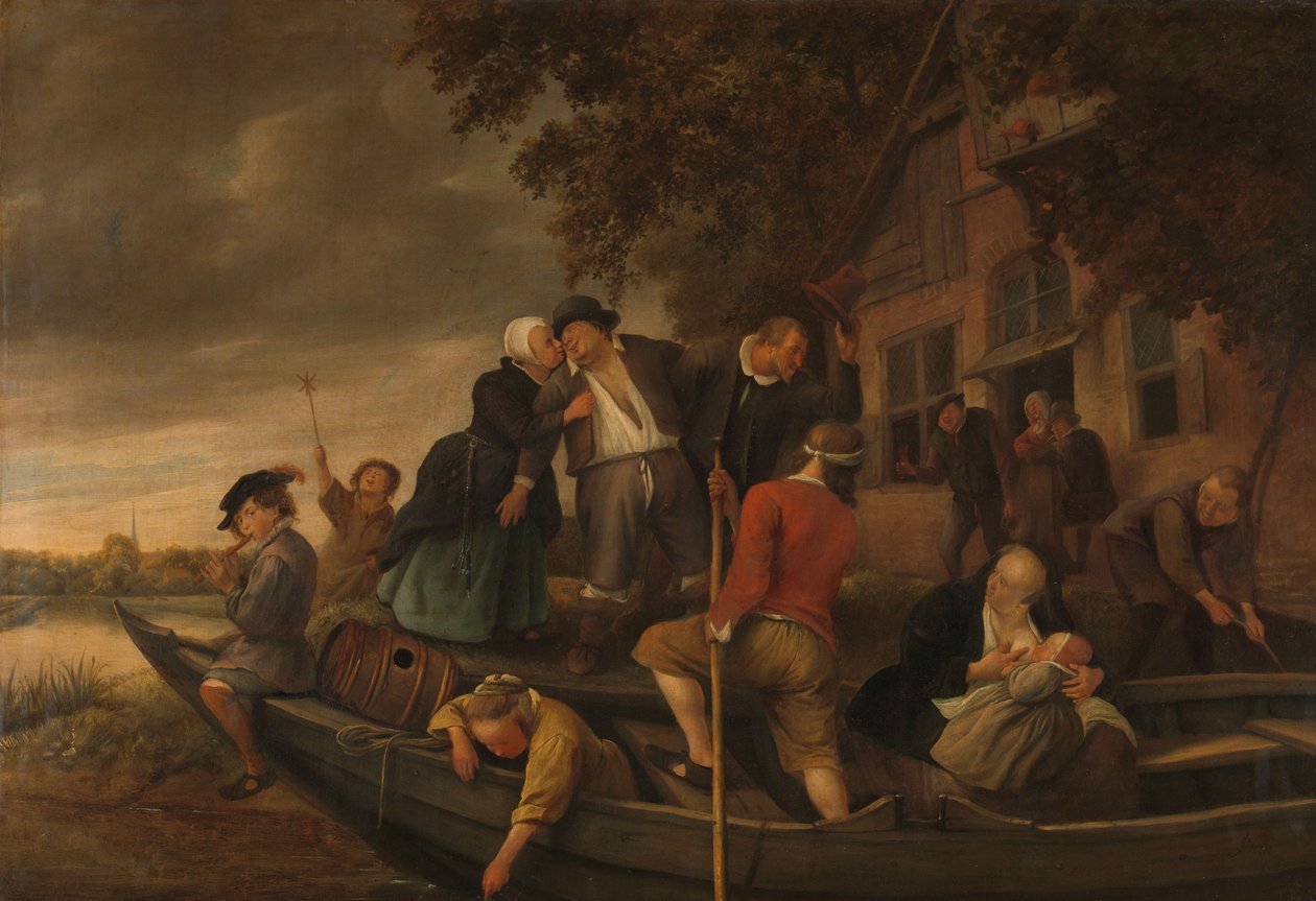 Die fröhliche Heimkehr von Jan Havicksz. Steen