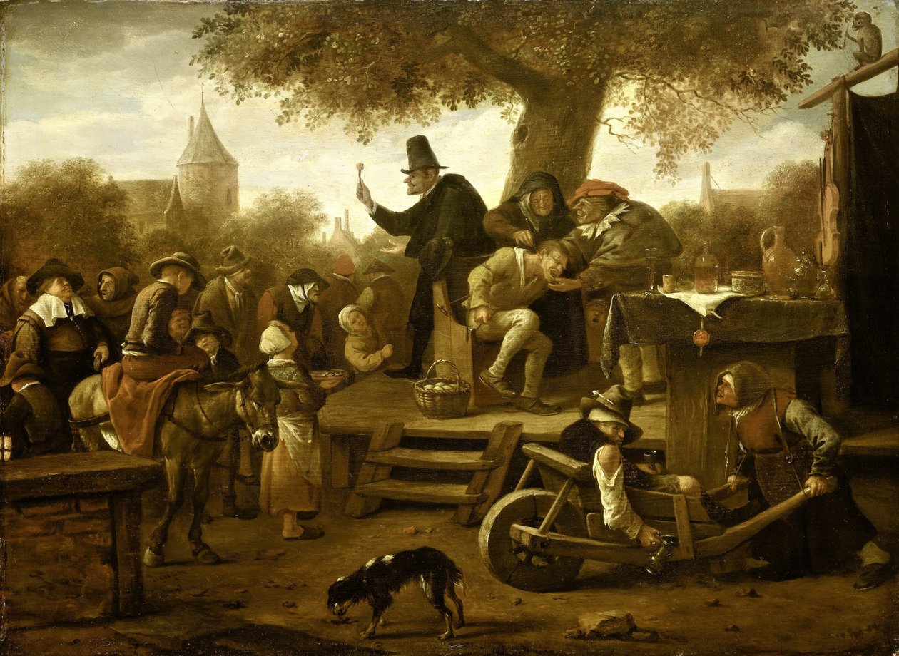 Der Quacksalber von Jan Havicksz. Steen