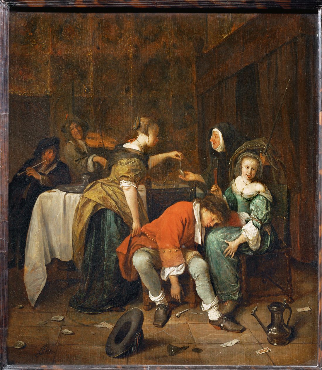 Schlechte Gesellschaft von Jan Havicksz. Steen