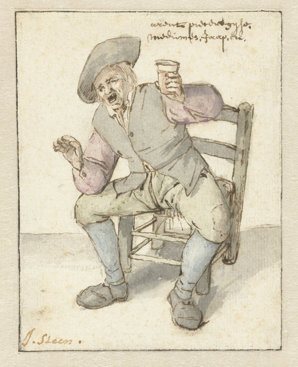Singender Bauer von Jan Havicksz. Steen