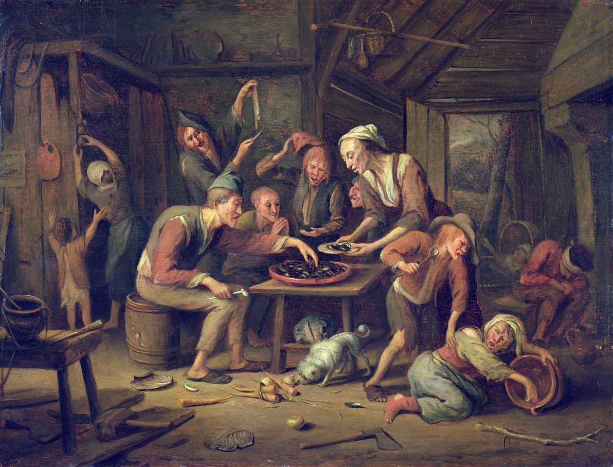 Die magere Küche von Jan Havickszoon Steen