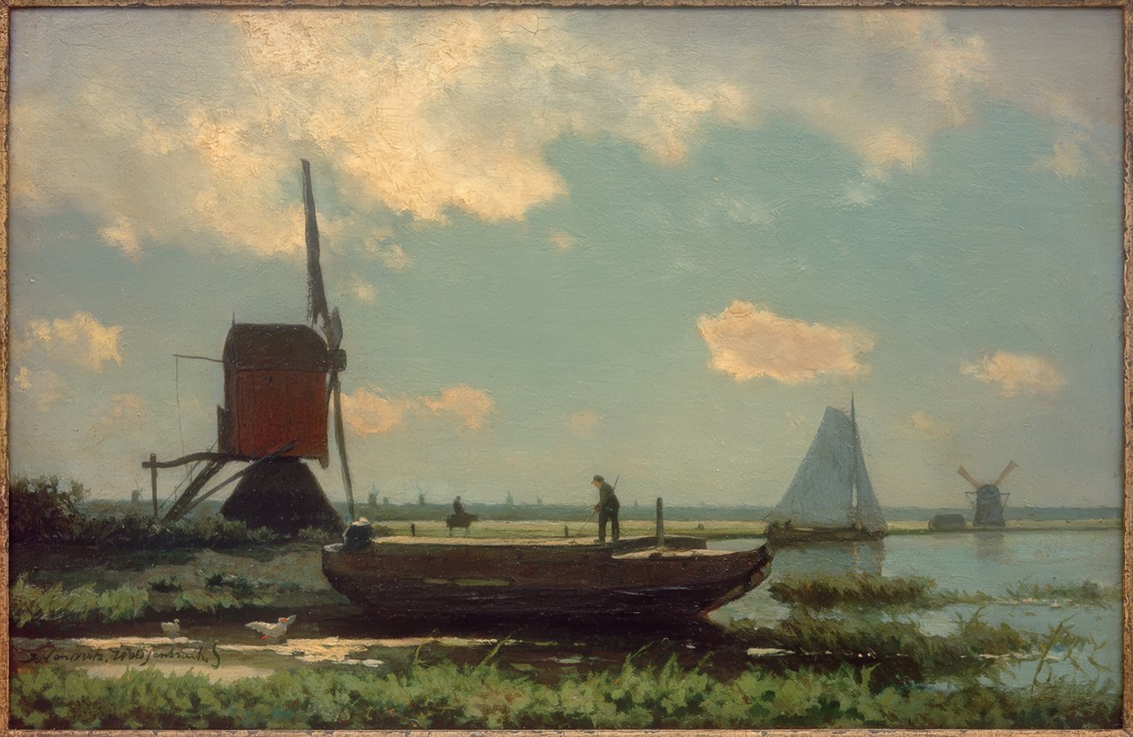 Polderlandschaft von Jan Hendrik Weissenbruch