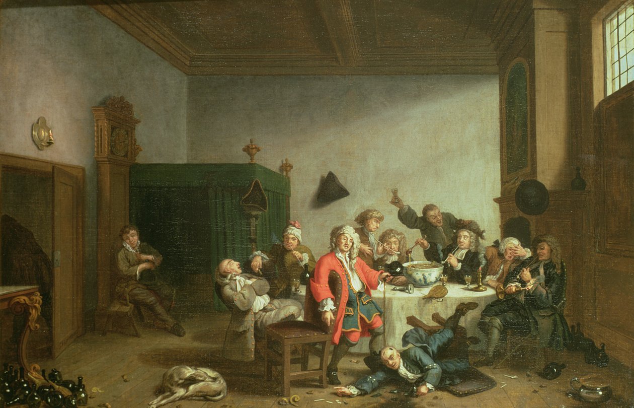 Eine fröhliche Gesellschaft von Jan Josef the Younger Horemans