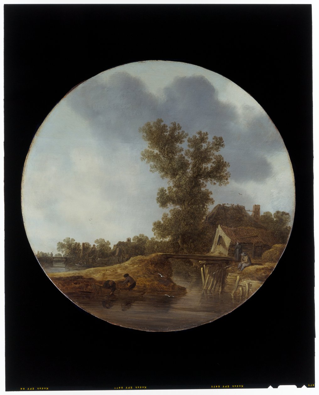 Eine Flusslandschaft mit Angler von Jan Josephsz van Goyen
