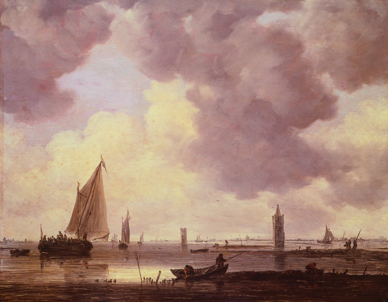 Boote von Jan Josephsz van Goyen