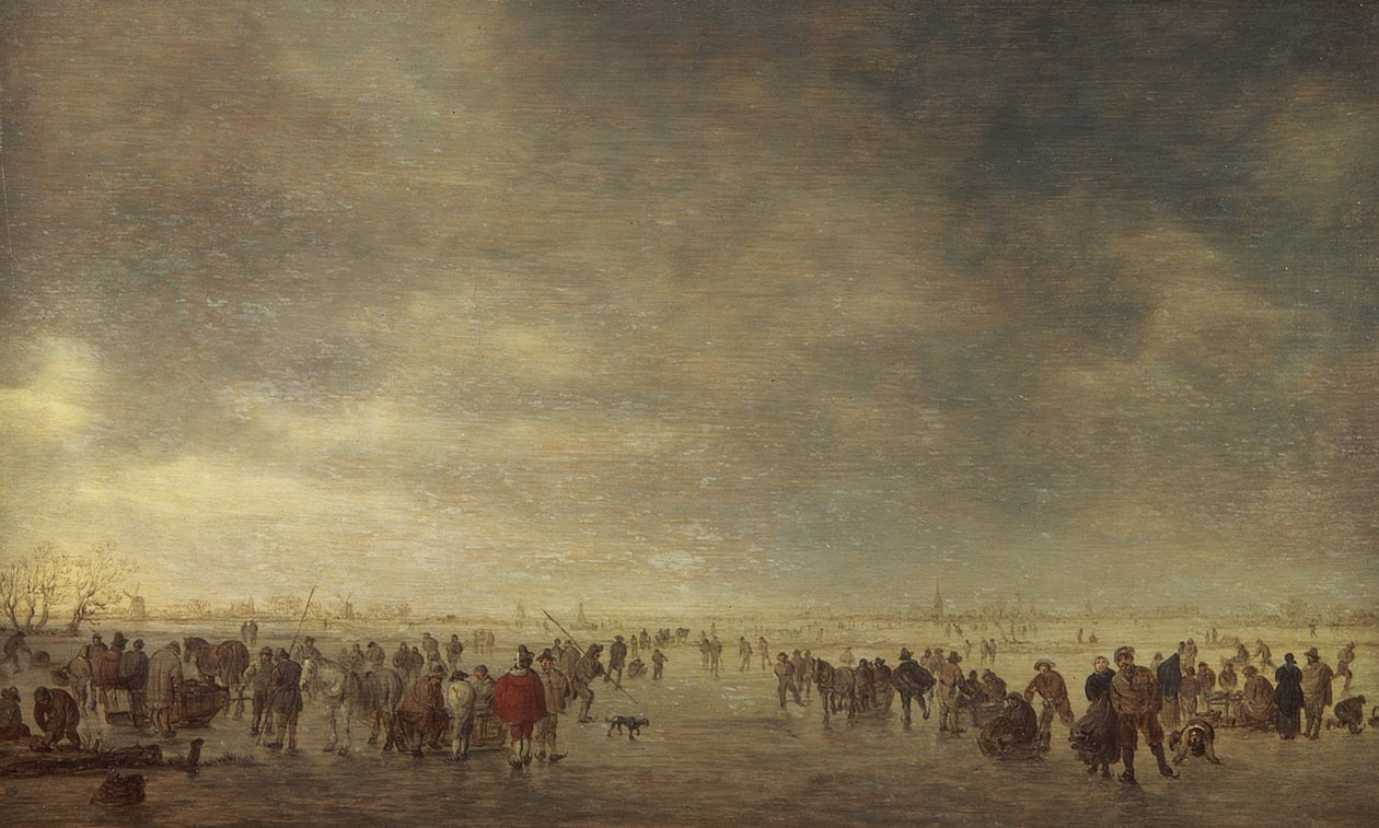 Eisläufer von Jan Josephsz van Goyen
