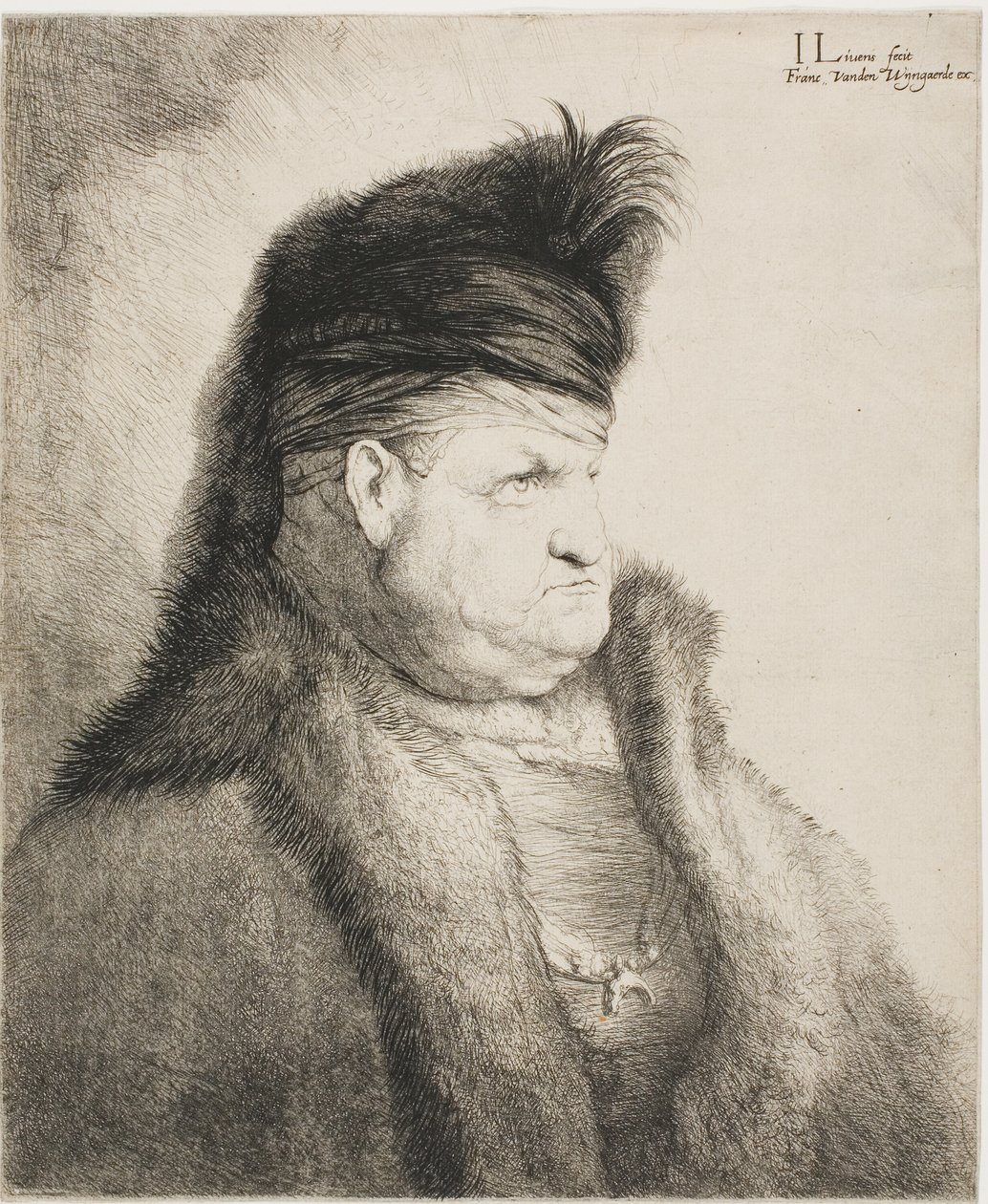 Büste eines orientalischen Mannes von Jan Lievens