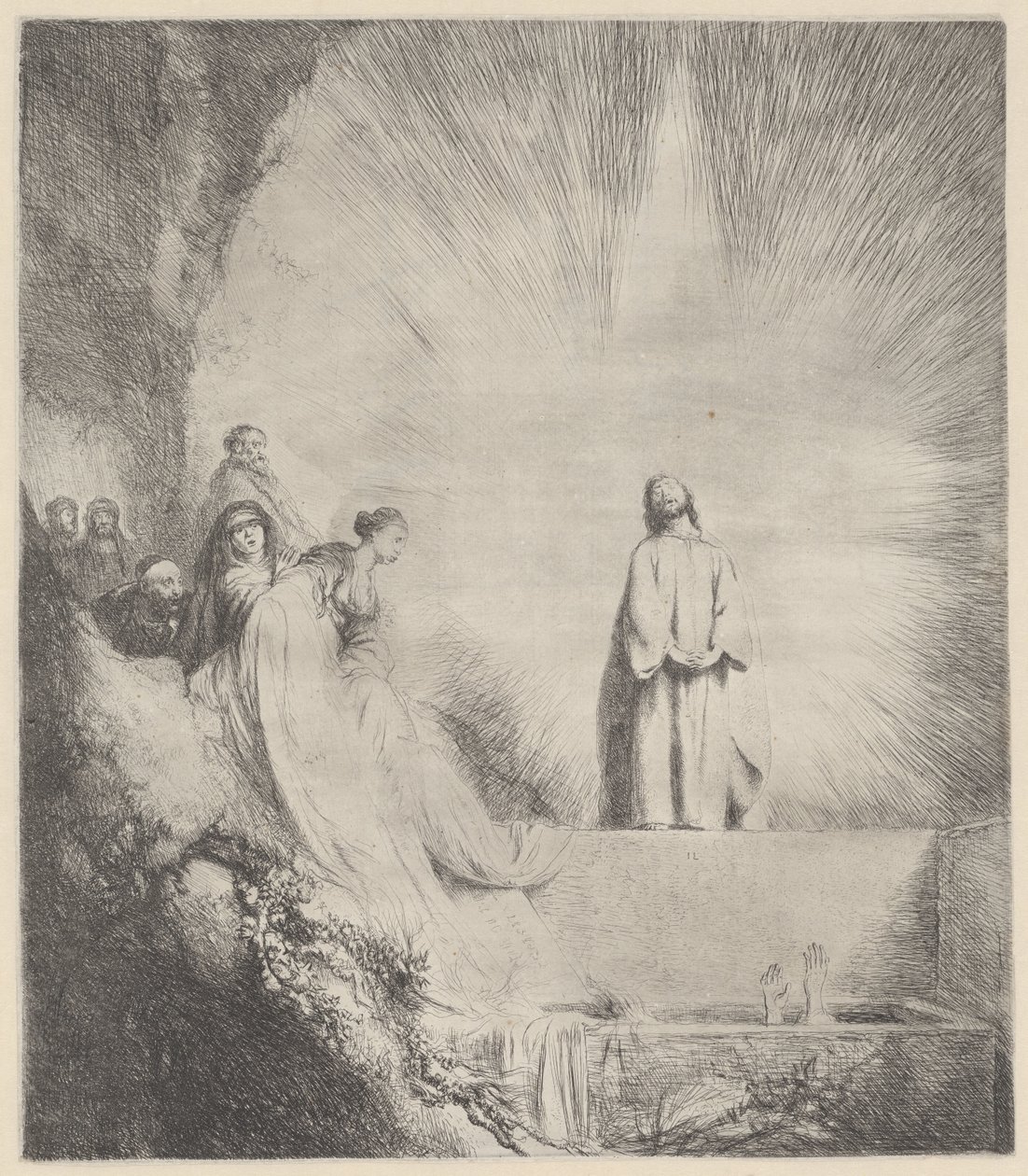 Auferweckung des Lazarus von Jan Lievens