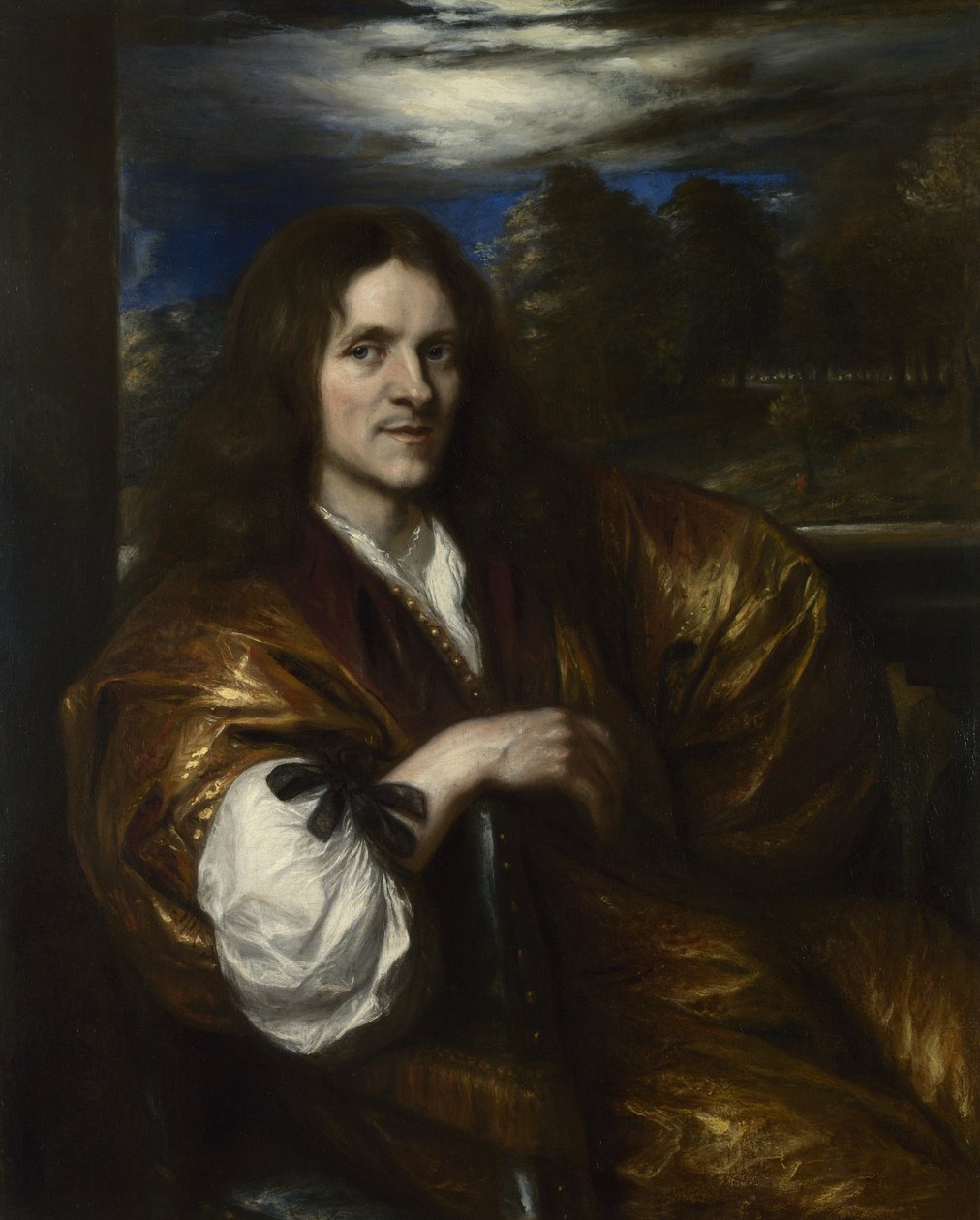 Selbstporträt, ca. 1638 von Jan Lievens