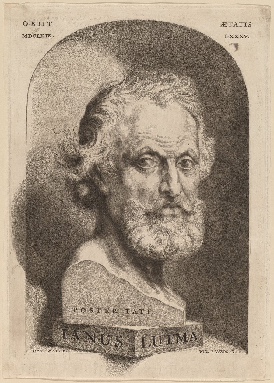 Janus Lutma der Ältere (Posteritati) von Jan Lutma II