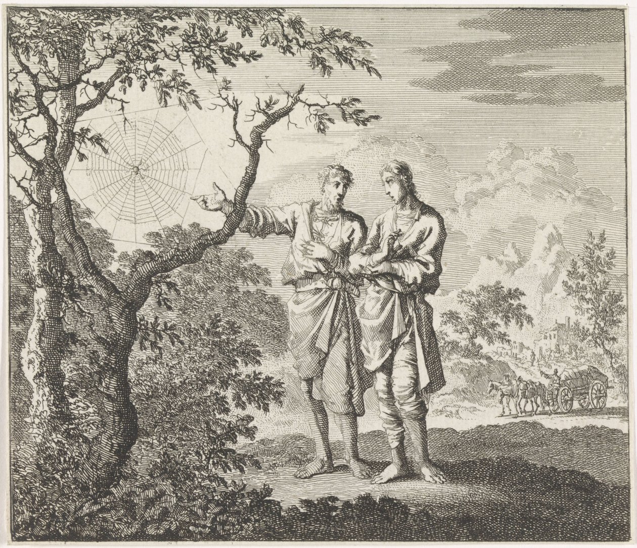 Emblem: Spinne von Jan Luyken