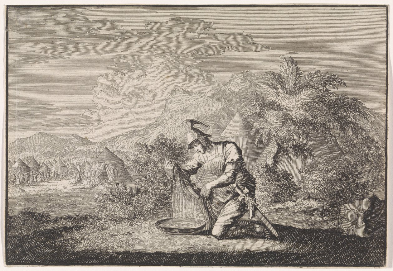 Gideon und das nasse Schaffell von Jan Luyken