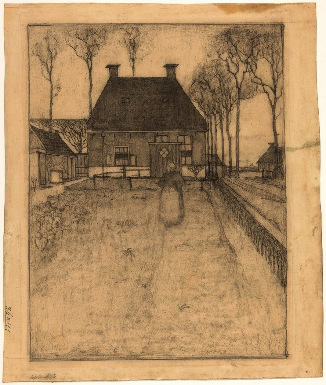 Elternhaus in Knijpe von Jan Mankes