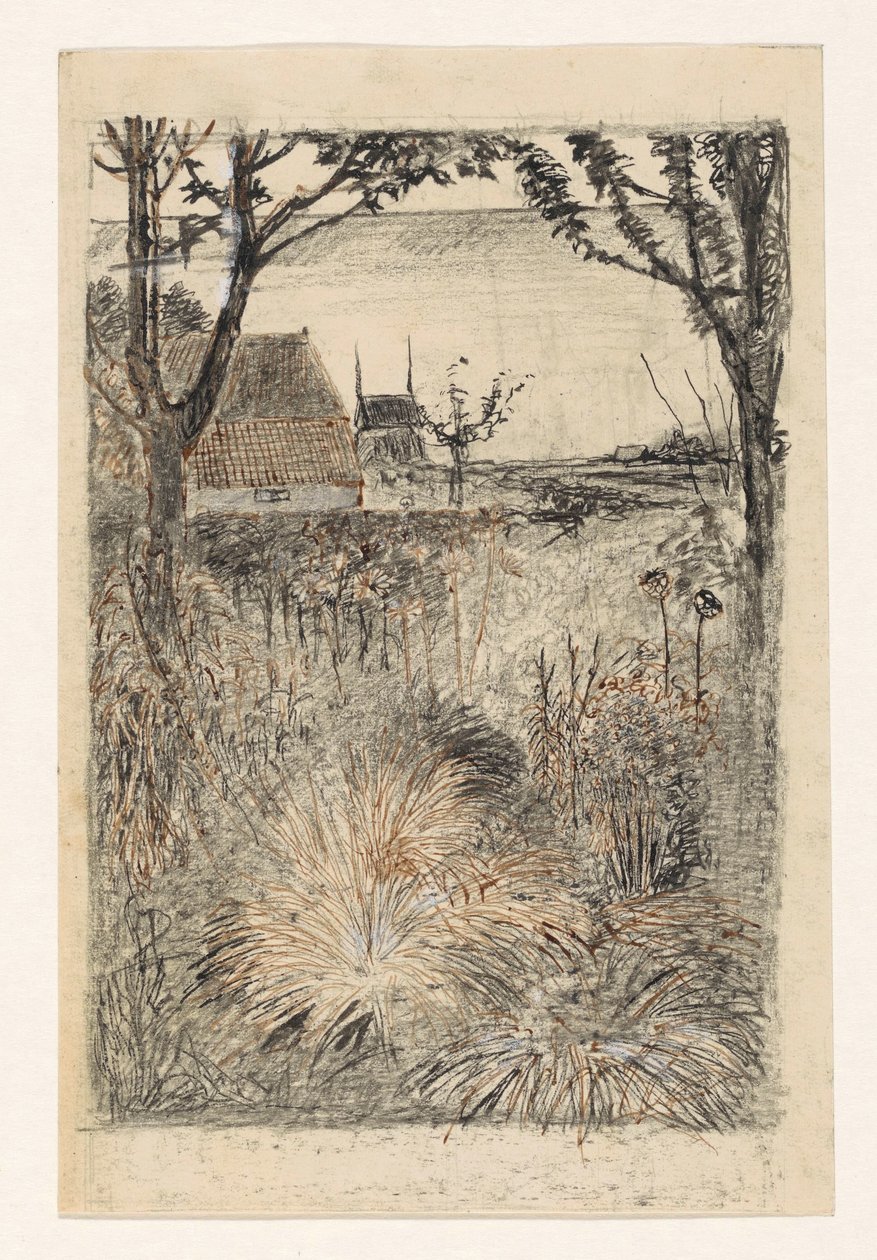 Garten im Herbst von Jan Mankes