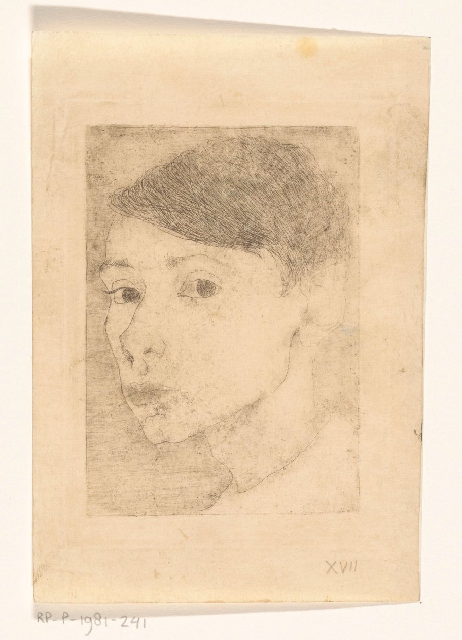 Selbstporträt von Jan Mankes