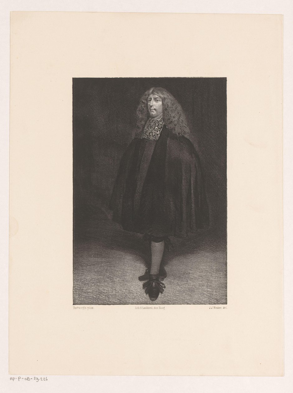 Selbstporträt von Gerard ter Borch von Jan Mesker
